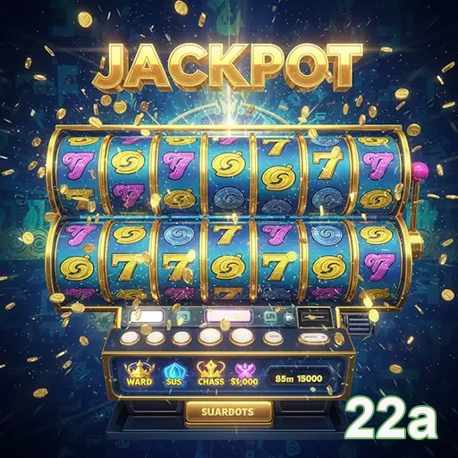Imagem de um caça-níquel de slot machine no site 22a, oferecendo diversão e possibilidades de ganhar.